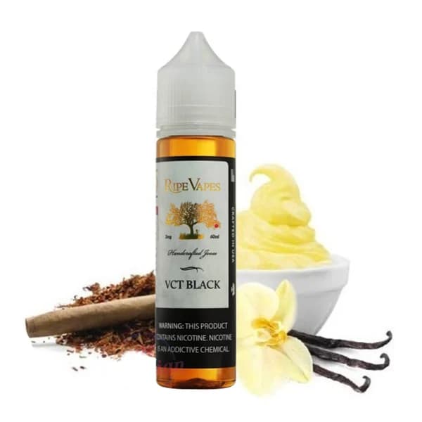 جویس تنباکو خامه وانیل وی سی تی بلک رایپ ویپز | Ripe Vapes VCT Black 60ml