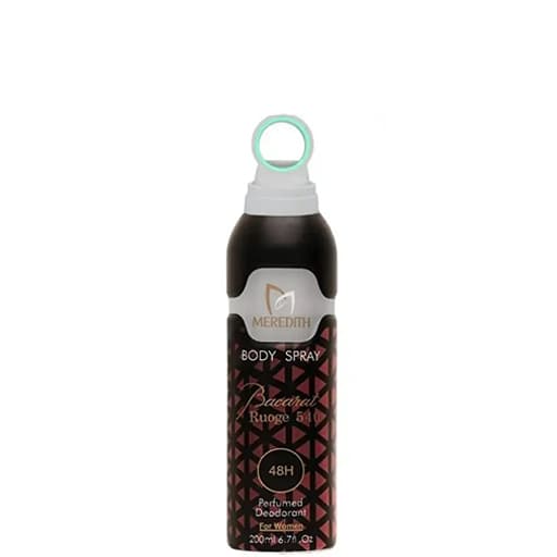 اسپری بدن زنانه مردیت مدل Bacarat Rouge