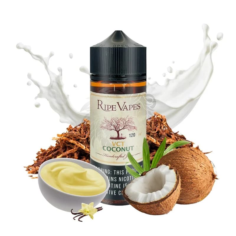 جویس تنباکو وانیل نارگیل رایپ ویپز | Ripe Vapes VCT Coconut 120ml