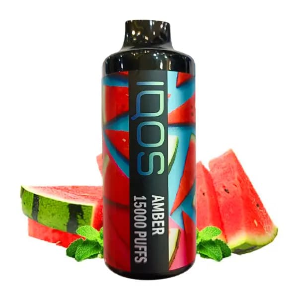 پاد یکبار مصرف هندوانه یخ آیکاس ۱۵۰۰۰ پاف | IQOS Amber Watermelon Disposable pod