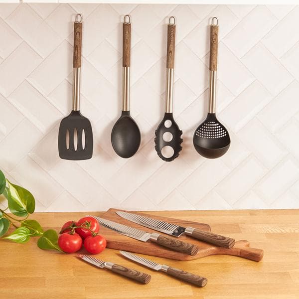 سرویس کفگیر ملاقه 8 پارچه کاراجا مدل Timber