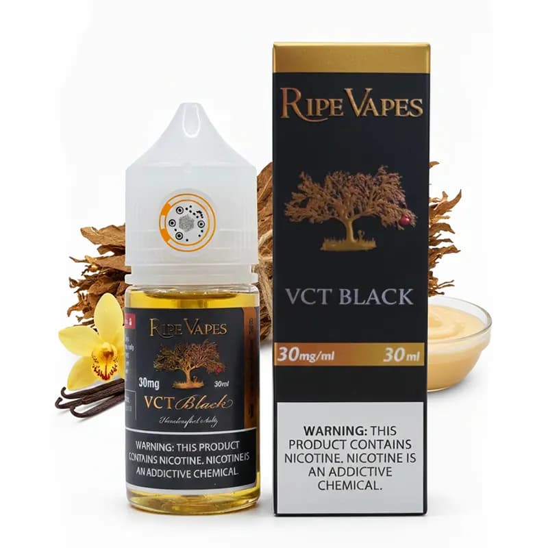 سالت نیکوتین وی سی تی بلک رایپ ویپز | Ripe Vapes VCT Black SaltNic