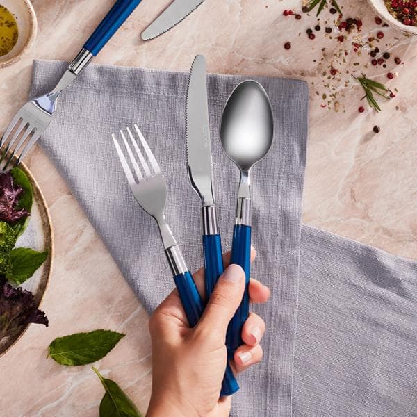 سرویس قاشق و چنگال 6 نفره 18 پارچه کاراجا مدل Fluca — تصویر ۳