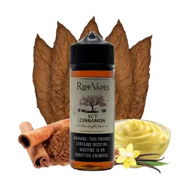 جویس رایپ ویپز تنباکو دارچین 120 میل | RIPE VAPES VCT CINNAMON 120ml