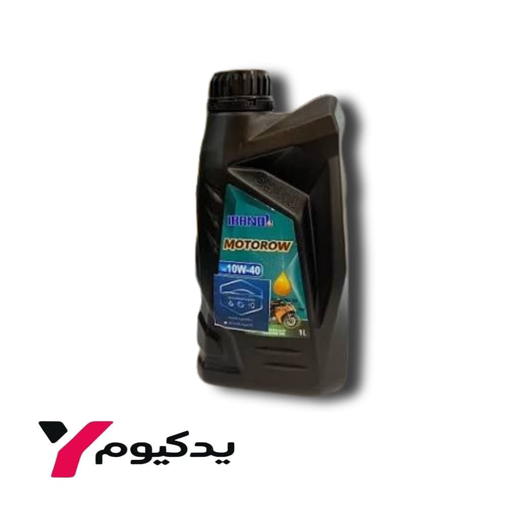 روغن موتور موتورسیکلت 10w40 ایرانول موتورو MOTOROW حجم یک لیتری