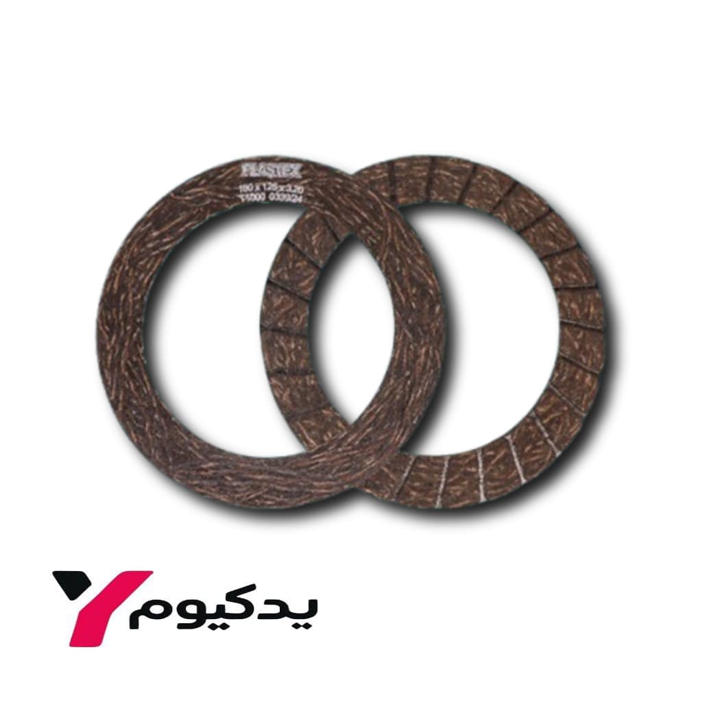 لنت کلاچ پراید بی سوراخ 3.2×127×180 پلاستکس PLASTEX — تصویر ۲