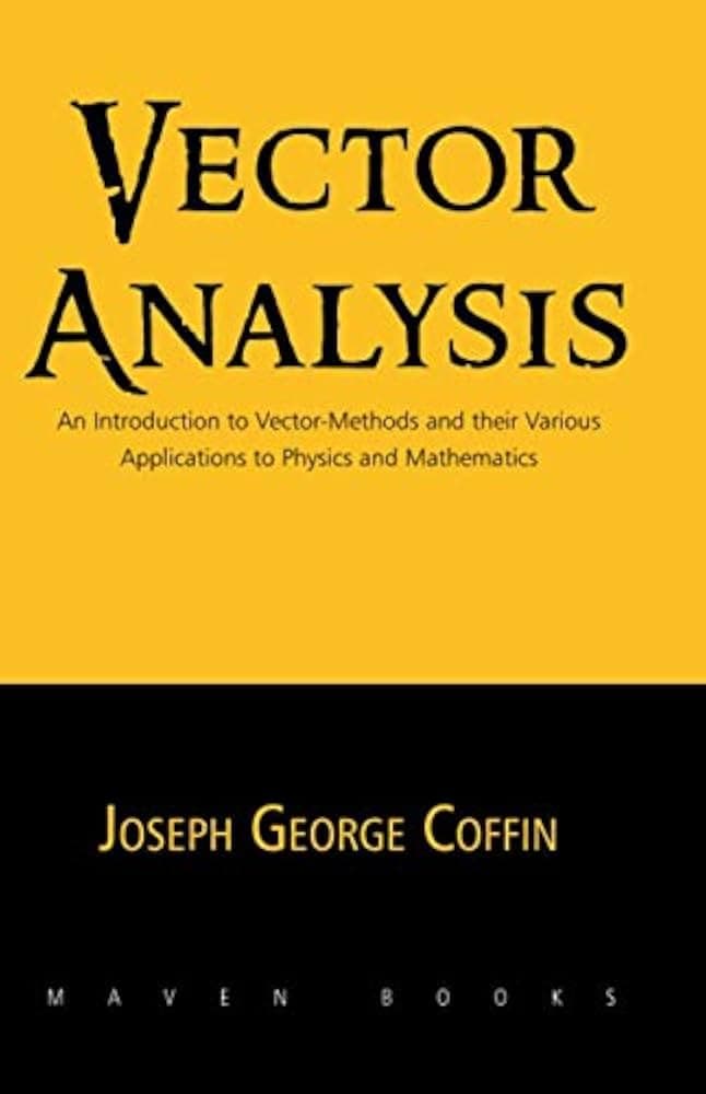 کتاب Vector Analysis (آنالیز برداری) نسخه انگلیسی PDF | Joseph George Coffin