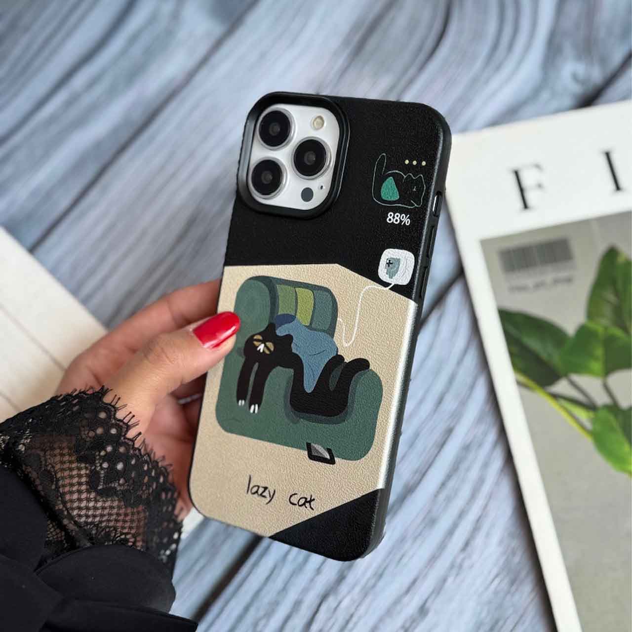 قاب Lazy Cat برای گوشی های آیفون — تصویر ۴
