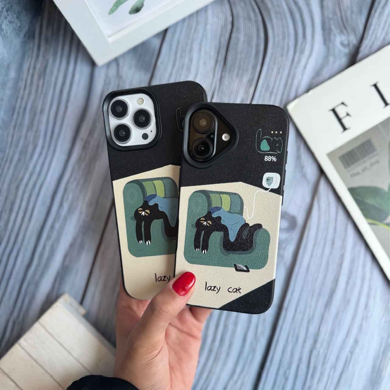 قاب Lazy Cat برای گوشی های آیفون — تصویر ۳