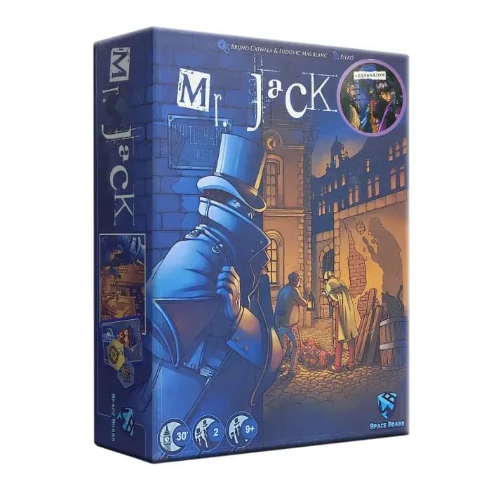 بازی فکری آقای جک نسخه لندن (Mr. Jack) + افزونه