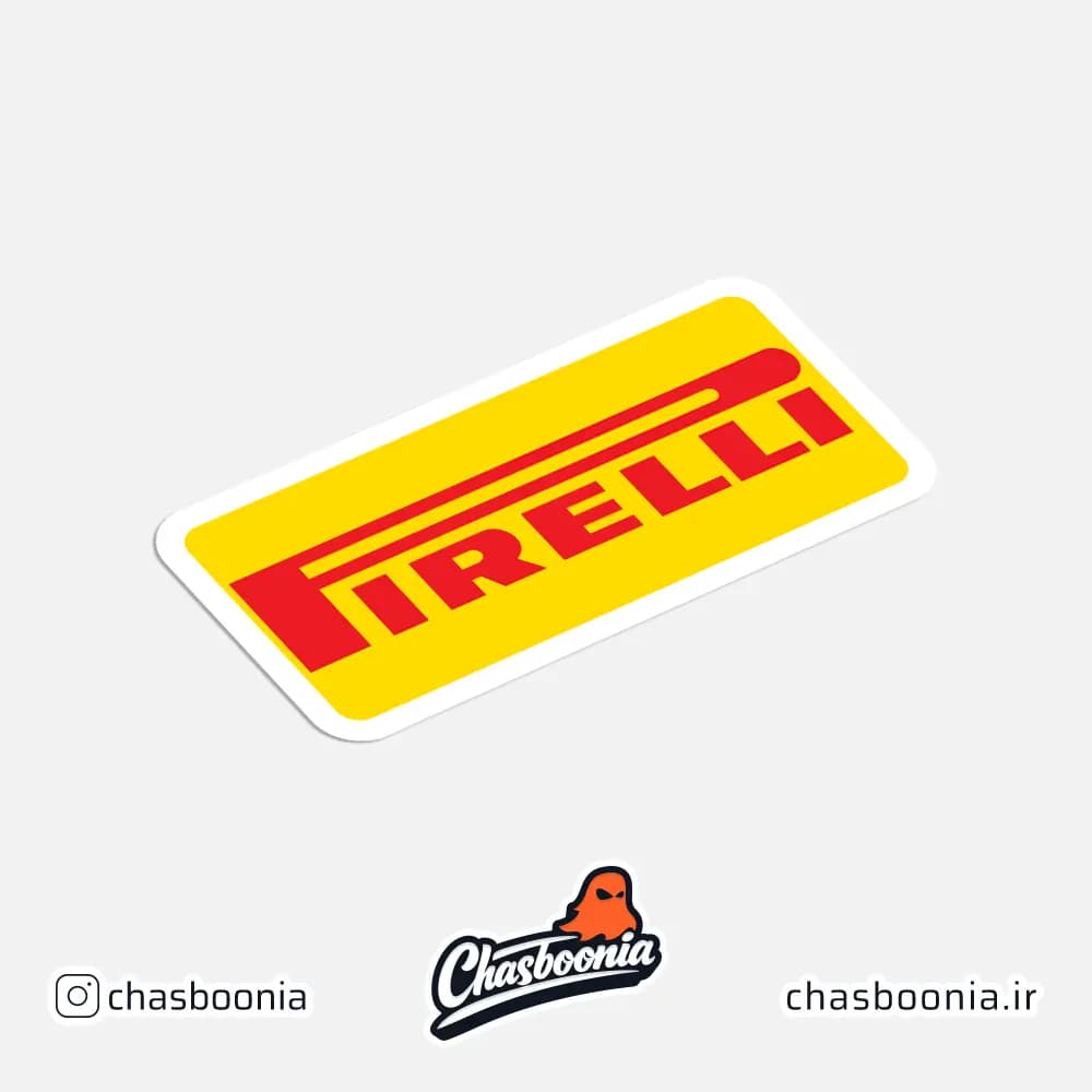 استیکر لوگو پیرلی (Pirelli Tires) کد 10049