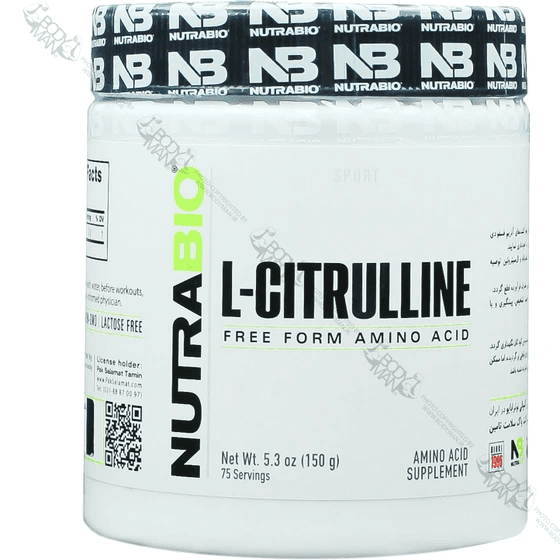 پودر ال سیترولین نوترابایو 150 گرم(Nutra Bio)