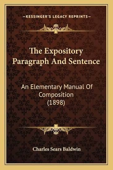 کتاب The Expository Paragraph and Sentence (بند و جمله تشریحی) نسخه انگلیسی PDF — تصویر ۲