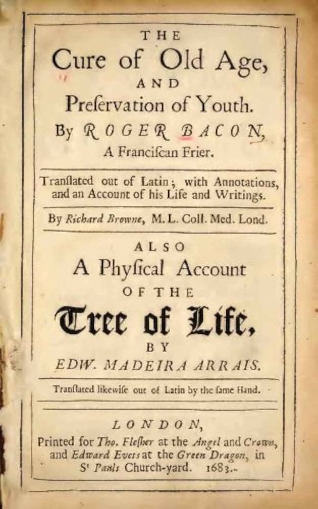 کتاب The Cure of Old Age, and Preservation of Youth (درمان پیری و حفظ جوانی) نسخه انگلیسی PDF