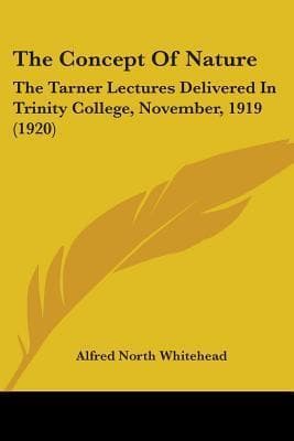 کتاب The Concept of Nature (مفهوم طبیعت) نسخه انگلیسی PDF | Alfred North Whitehead