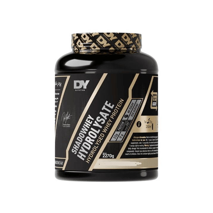 پودر پروتئین شادو وی هیدرولیز دوریان یتس ۲۰۰۰گرم(موز توت فرنگی)