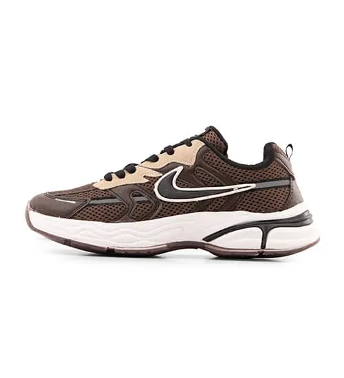 کفش مردانه اسپرت چرم مصنوعی قهوه ای Nike مدل 50724