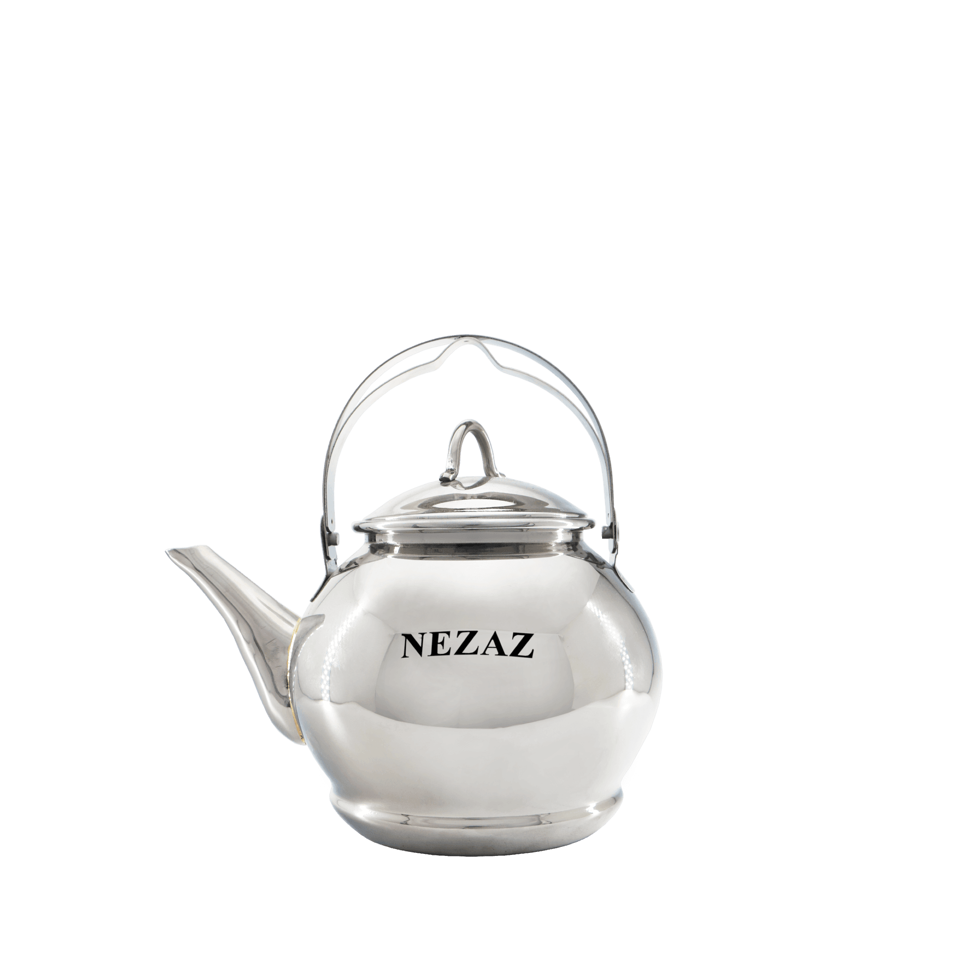 کتری لوله دار استیل 1 لیتر نزاز کد 2202