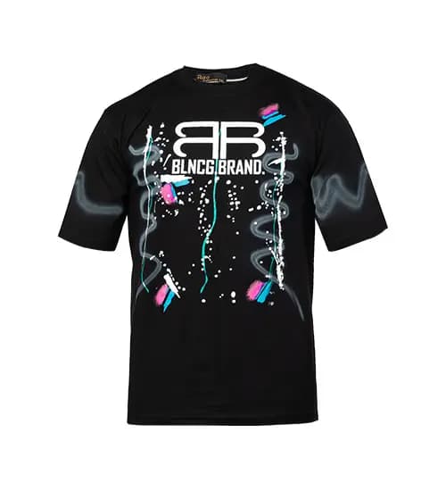 تیشرت Balenciaga یقه گرد مردانه مشکی مدل 46941
