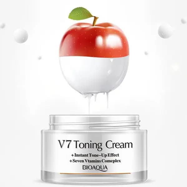 کرم آبرسان و روشن کننده پوست بیوآکوا مدل V7 — تصویر ۳