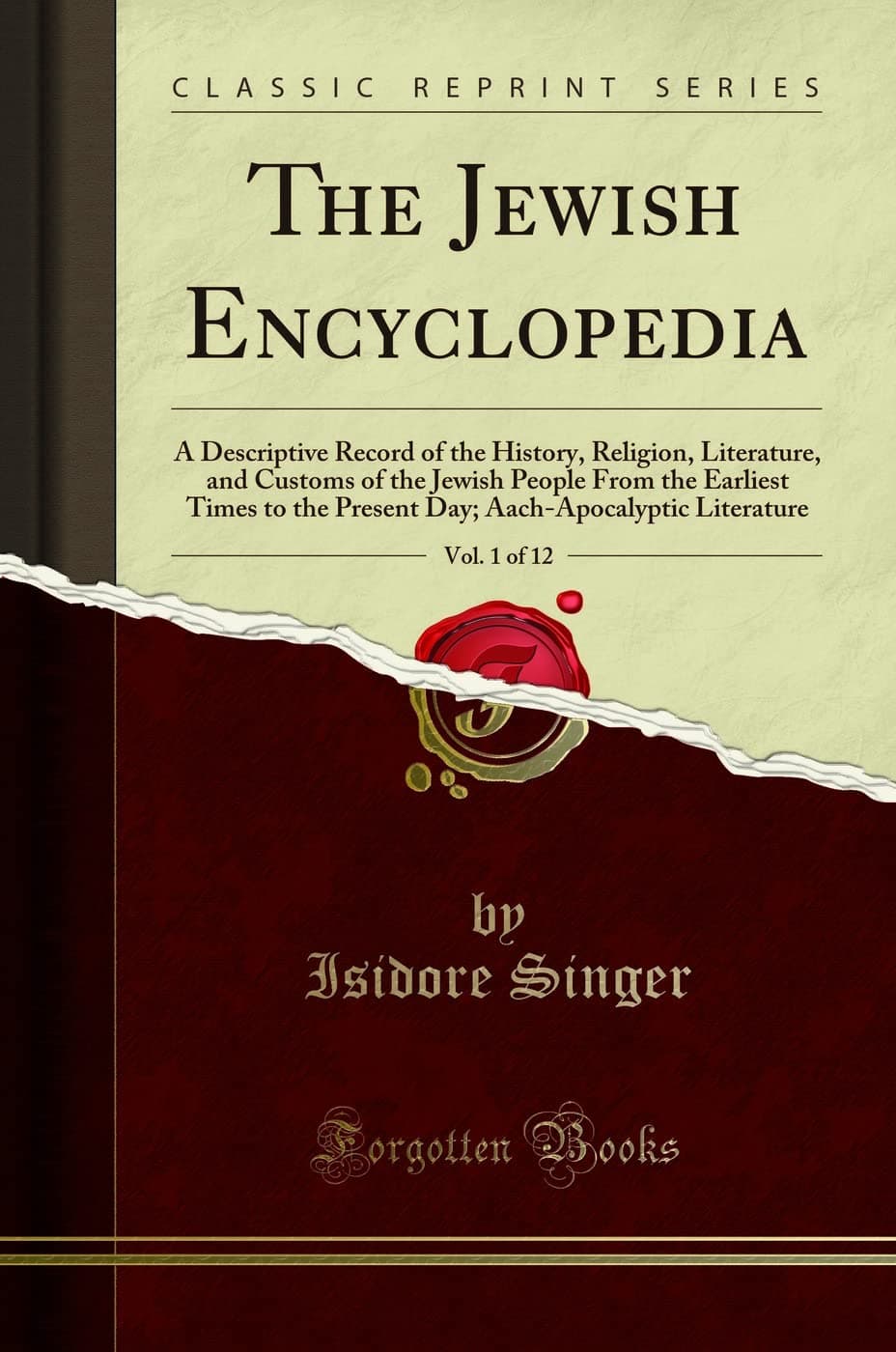 کتاب The Jewish Encyclopedia (دانشنامه یهود) نسخه انگلیسی PDF