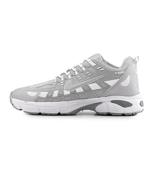 کفش مردانه اسپرت چرم مصنوعی طوسی سفید Nike مدل 50749