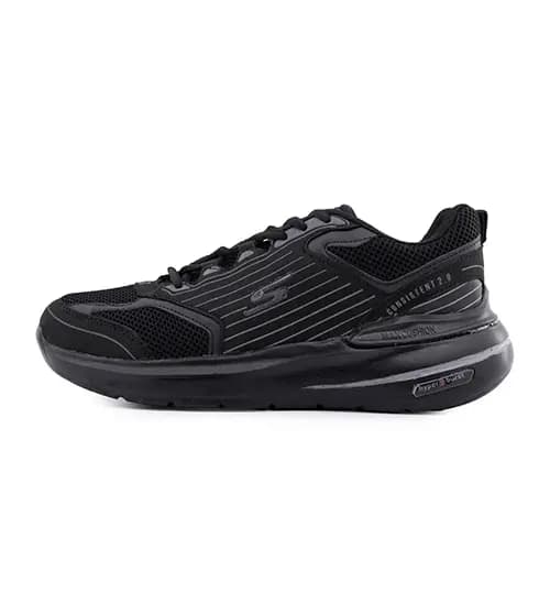 کفش مردانه اسپرت اسپیسر مشکی طوسی Skechers مدل 50744