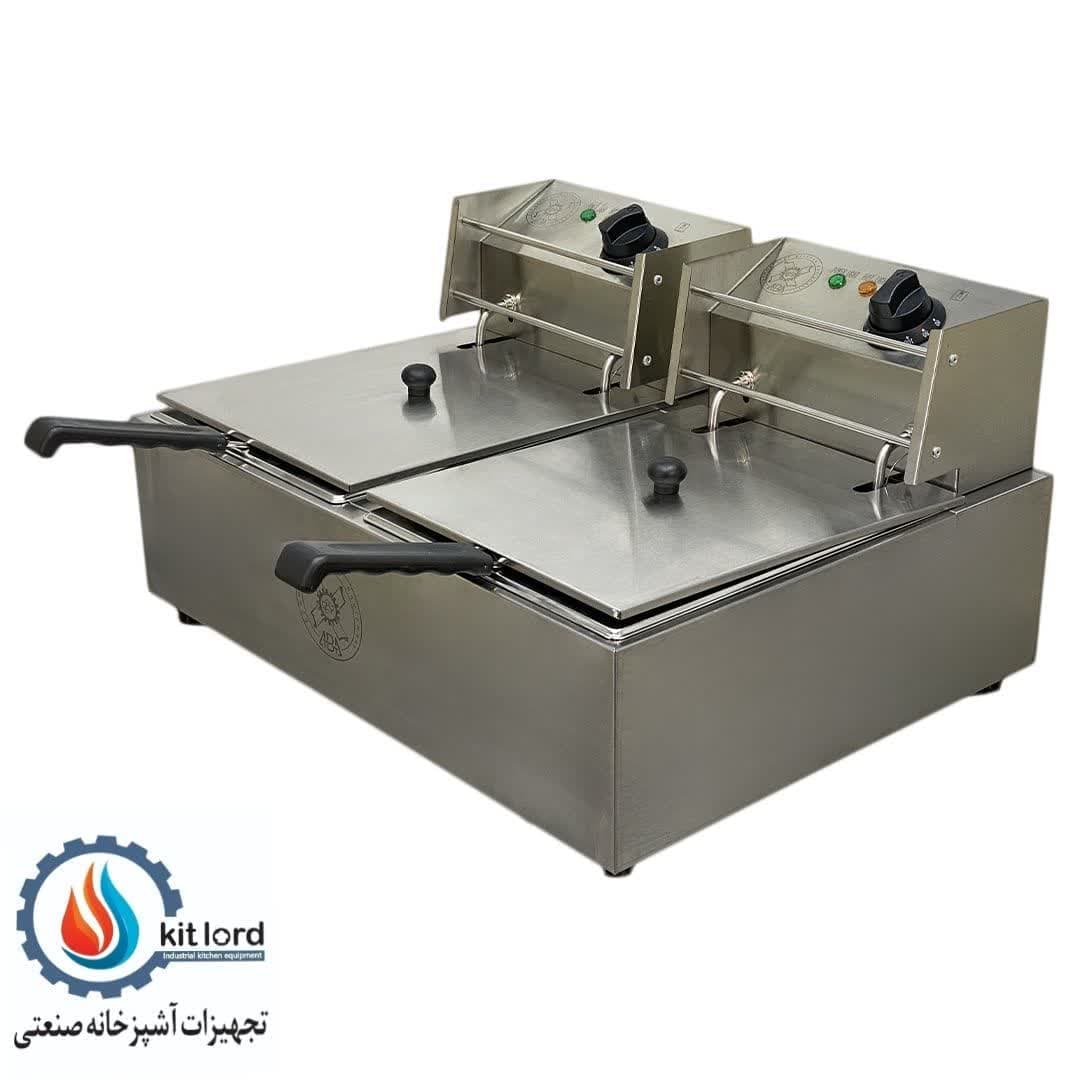 سرخ کن برقی دو لگن 12 لیتری