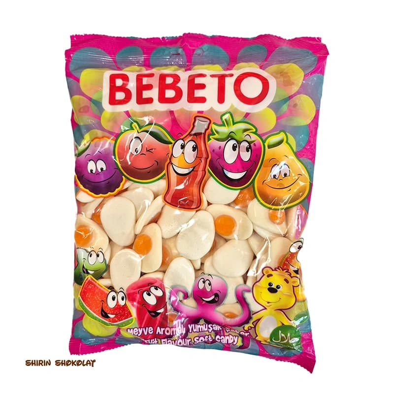 پاستیل ببتو BEBETO طرح نیمرو بسته 1 کیلویی — تصویر ۲