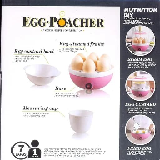 دستگاه تخم‌مرغ‌پز Egg Poacher با ظرفیت ۷ عدد — تصویر ۳