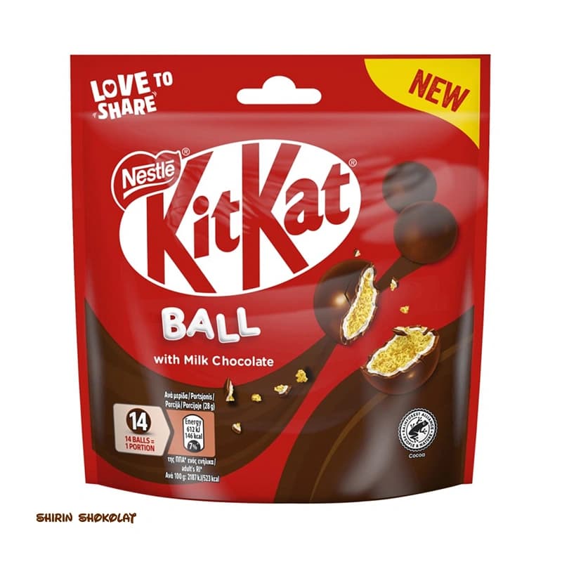 شکلات توپی نستله کیت کت Nestle KitKat BALL وزن 140 گرم