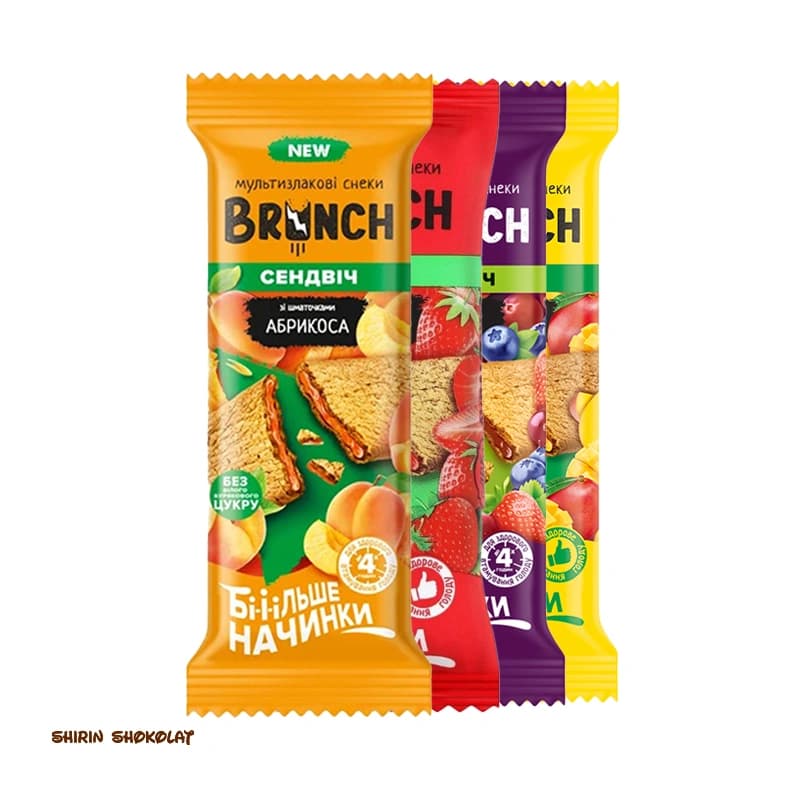بیسکوئیت رژیمی برانچ ABK BRUNCH وزن 56 گرم