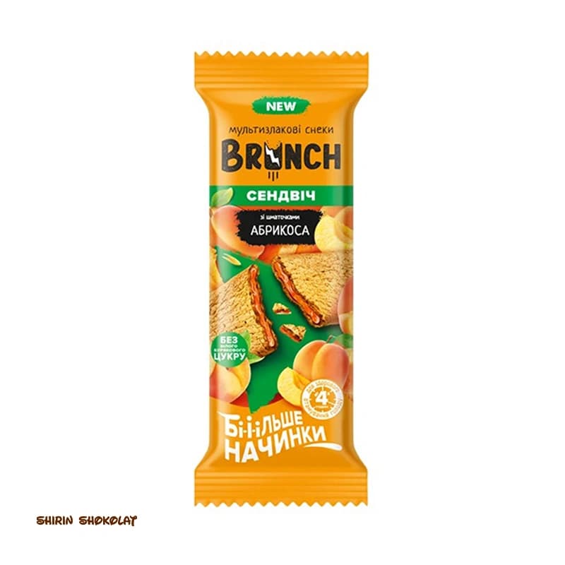 بیسکوئیت رژیمی برانچ ABK BRUNCH وزن 56 گرم — تصویر ۲