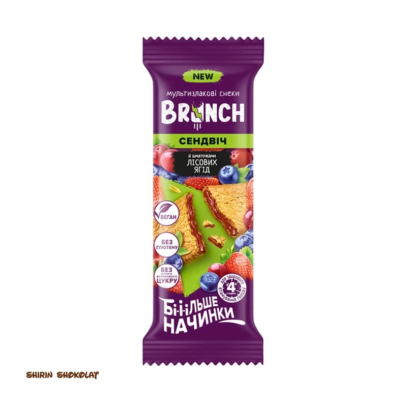بیسکوئیت رژیمی برانچ ABK BRUNCH وزن 56 گرم — تصویر ۳