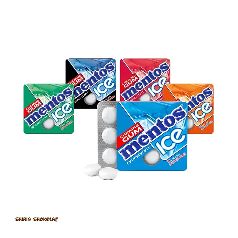 آدامس آیس منتوس mentos ice بسته 9 عددی