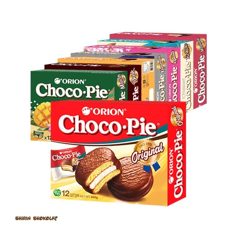 والس شکلاتی اوریون چوکوپای ORION Choco Pie بسته 12 تایی