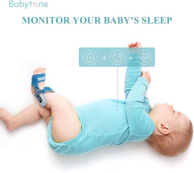مانیتور پوشیدنی اکسیژن خون Wellue BabyO2 Baby مدل PO5 با زنگ هشدار در برنامه، مانیتور بلوتوث (برای کودکان 0 تا 3 سال) — تصویر ۸