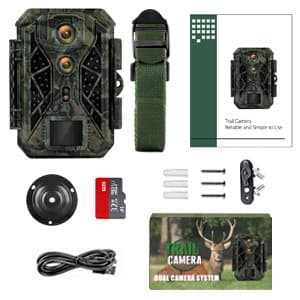 دوربین تله و شکار Hapimp مدل PH770-8D فیلمبرداری4K عکاسی 32MP HD ضد آب IP66 با لنز دوگانه — تصویر ۸