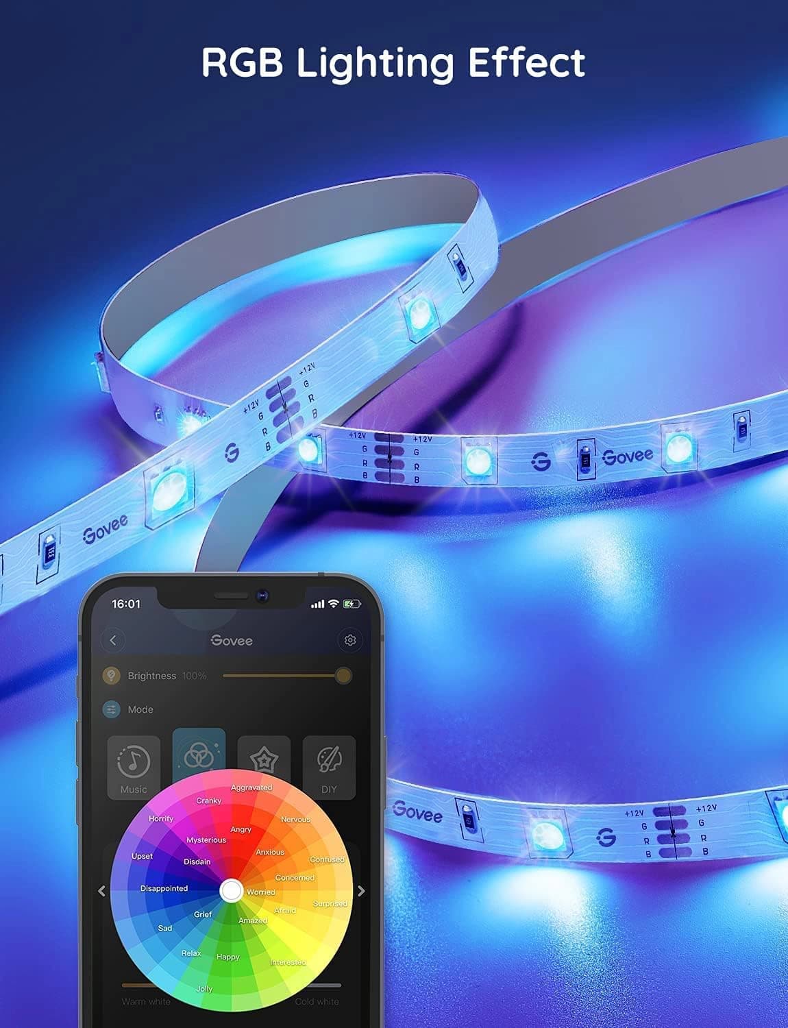 ریسه هوشمند 10متری Govee مدل H613B با فناوری RGB و Wi-Fi — تصویر ۵