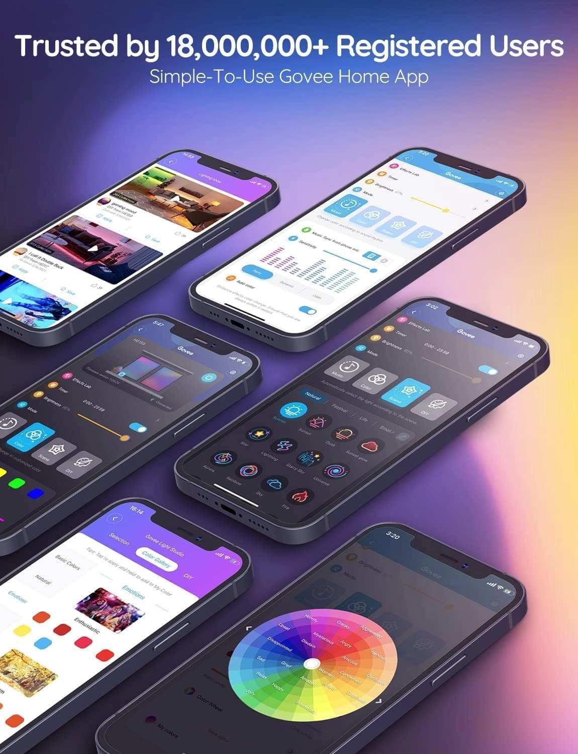 ریسه هوشمند 10 متری Govee مدل H615B با فناوری RGB و Wi-Fi — تصویر ۵