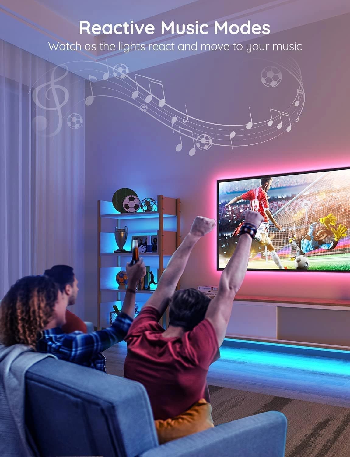 ریسه هوشمند 10 متری Govee مدل H615B با فناوری RGB و Wi-Fi — تصویر ۴