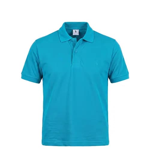پولوشرت مردانه نرمال ساده جودون پنبه آبی فیروزه ای Polo مدل 50594