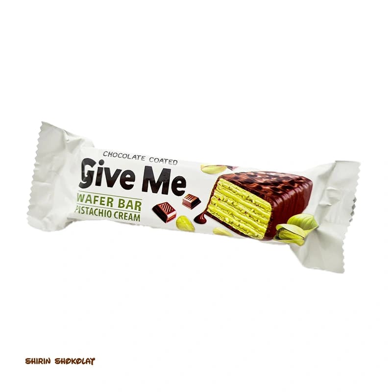 ویفر شکلاتی گیو می Give Me طعم پستهای 40 گرمی