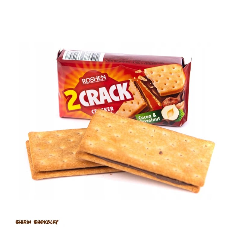 بیسکوییت کراکر ساندویچی روشن ROSHEN وزن 47 گرم — تصویر ۲