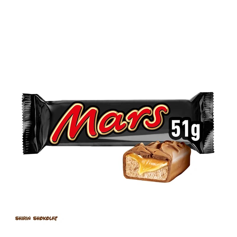 شکلات مارس Mars با مغز نوقا و کرم کارامل 51 گرم