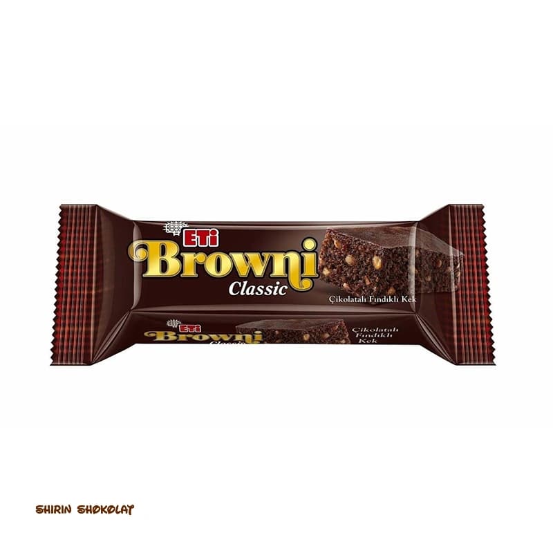 کیک شکلاتی فندوقی اتی براونی ETi Browni وزن 40 گرم