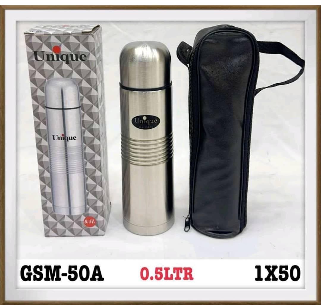 فلاسک سفری استیل دوجداره یونیک آلمان (Unique) 500 میلی لیتر