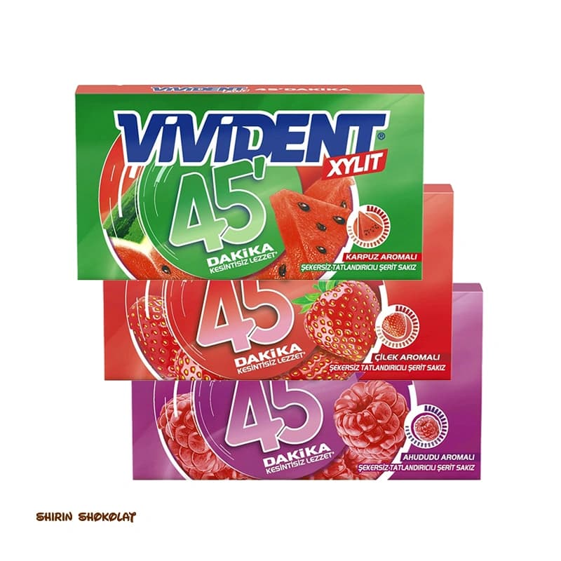 آدامس ویویدنت ViViDENT مدل 45 دقیقه 26 گرمی