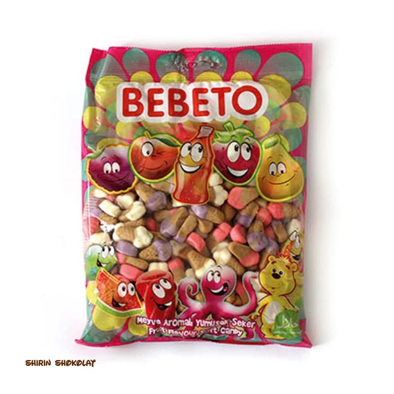 پاستیل ببتو BEBETO طرح بستنی در 2 وزن