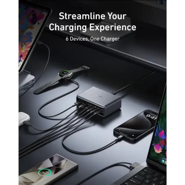 شارژر رومیزی انکر Anker Prime Charger A2683 — تصویر ۵